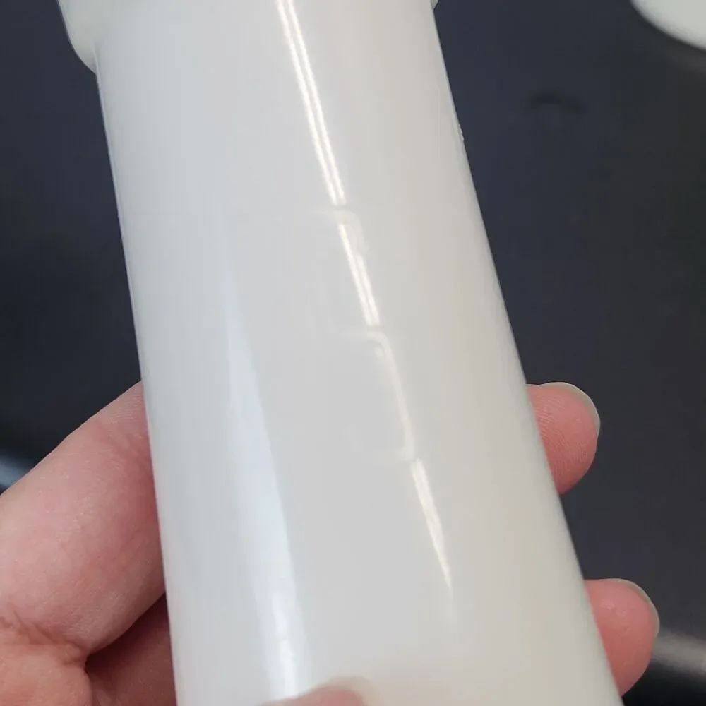 Vintage Tupperware Salt and Pepper Shakers Hourglass 6” Tall Large White